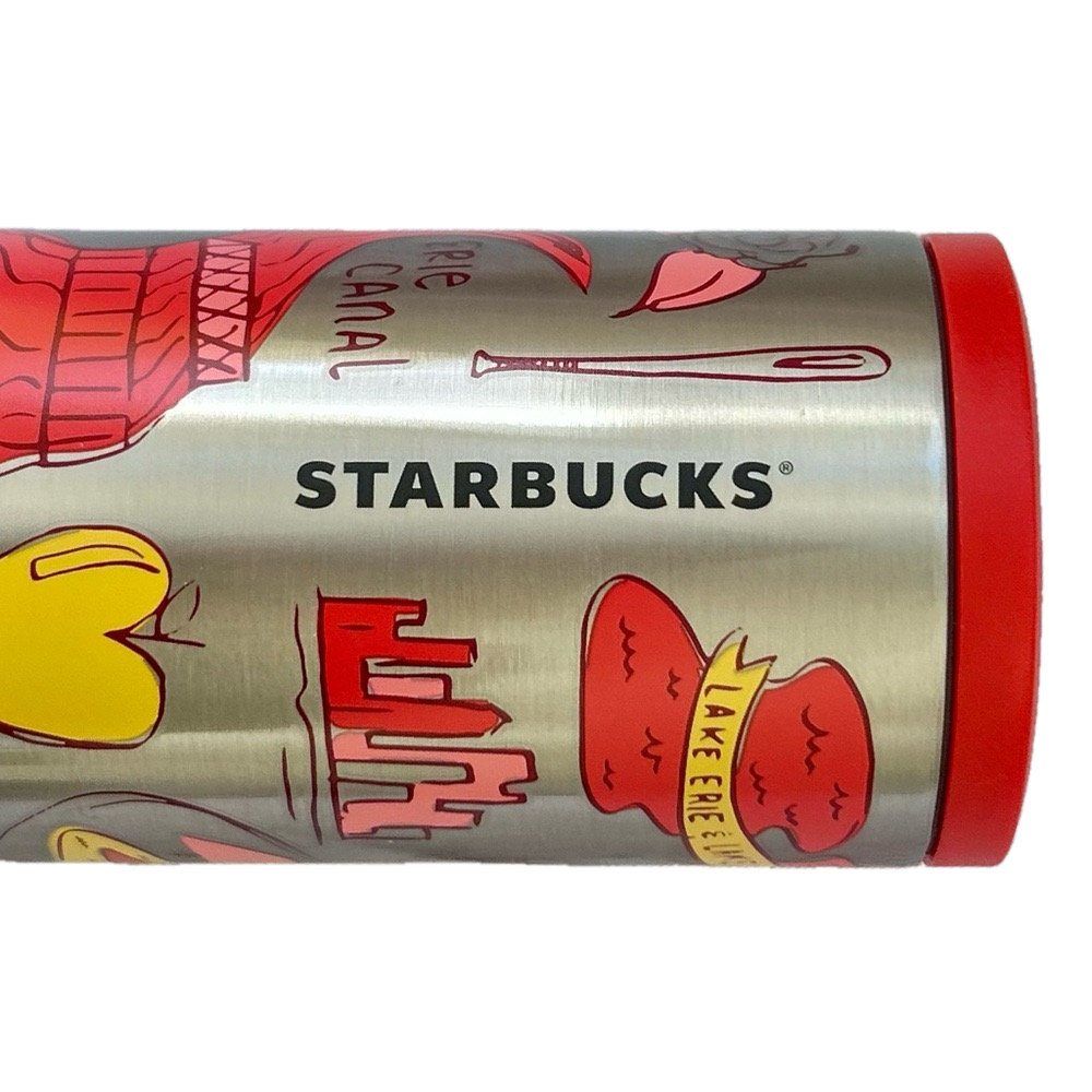 Starbucks New York Knickerbocker Travel Tumbler Stainless Steel Silver - Picture 5 of 10